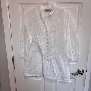 Chicos White Top | Size 3 / XL
